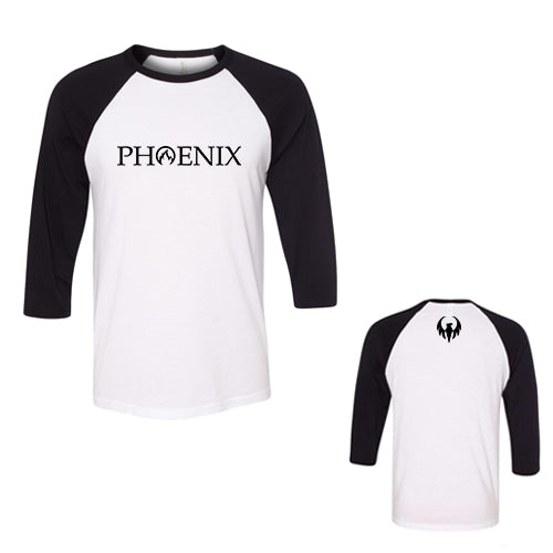 Phoenix Adult Bella + Canvas Three-Quarter Sleeve Baseball Tee