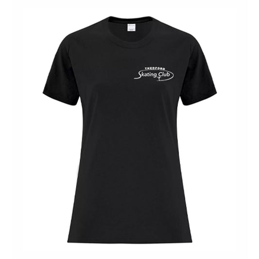 Thedford Skating Club Ladies' Everyday Cotton T-Shirt