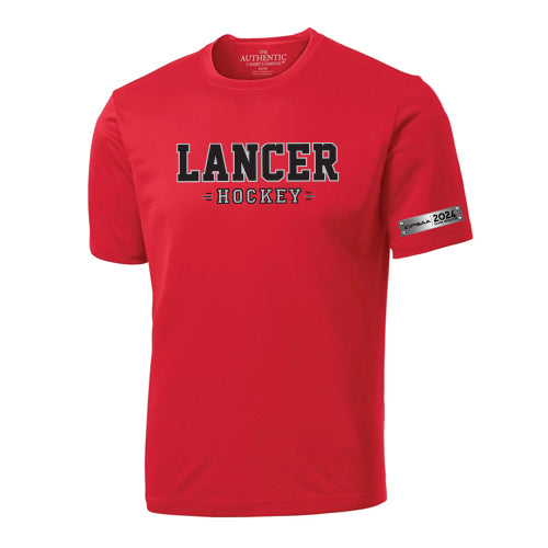 LCCVI Hockey SILVER MEDALIST Adult DryFit T-Shirt