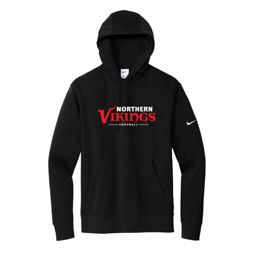 Northern Football Adult Nike Club Fleece Sleeve Swoosh Pullover Hoodie