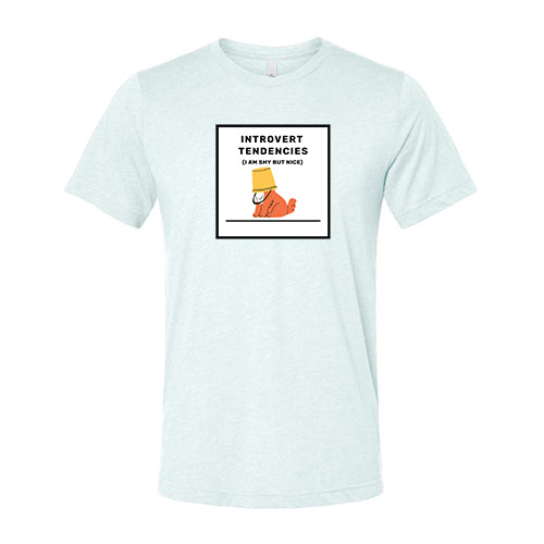 Introvert Tendencies Cotton Triblend T-Shirt