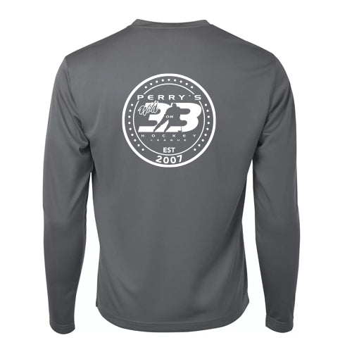 Perry 3-on-3 Adult Performance Long Sleeve Shirt