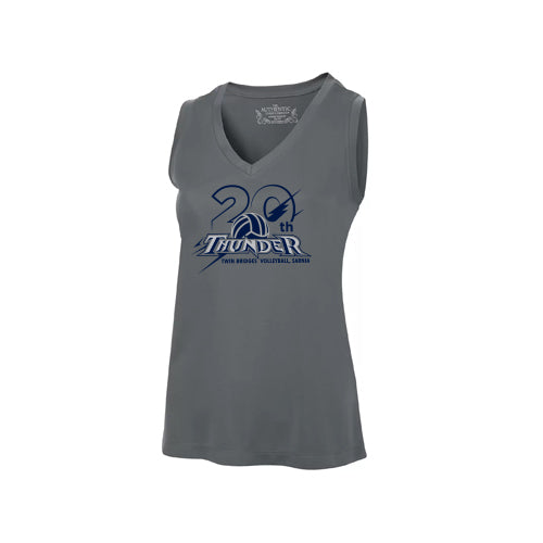 Twin Bridges Volleyball Ladies' Pro Team Sleeveless V-Neck Tee