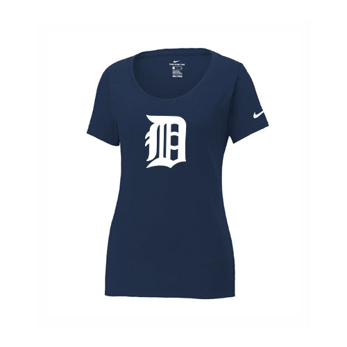 Dresden Minor Baseball Ladies' Nike Dri-FIT Cotton/Poly Scoop Neck Tee