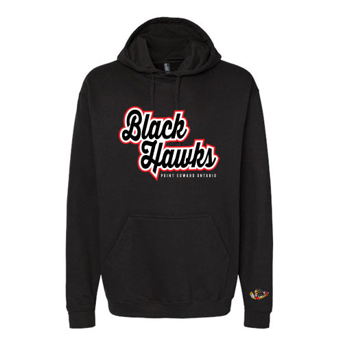 PEMAA Black Hawks Twill Hoodie - Adult