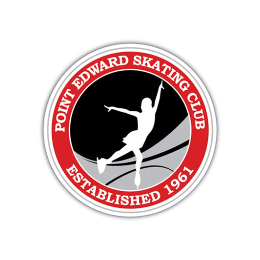 Point Edward Skating Vinyl Sticker