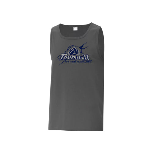 Twin Bridges Volleyball Adult Everyday Cotton Tank