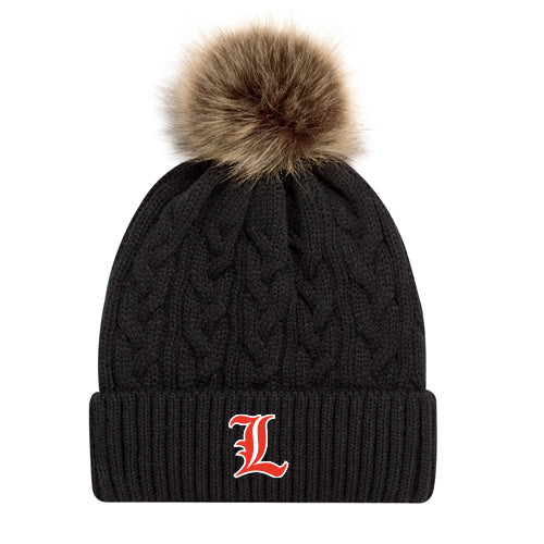 Lambton Central Faux Fur Pom Pom Toque