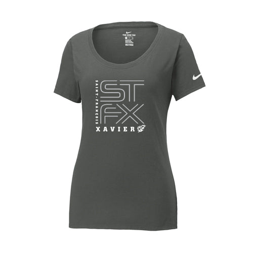 Saint-François-Xavier Ladies' Nike Dri-FIT Cotton/Poly Scoop Neck Tee