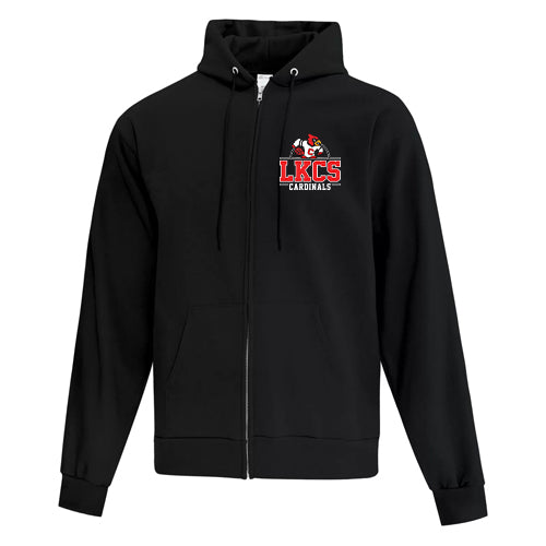 Lambton Kent Composite School Everyday Fleece Full Zip Hooded Sweatshirt