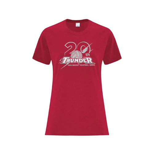 Twin Bridges Volleyball Ladies' Cotton T-Shirt