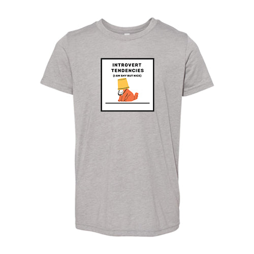 Introvert Tendencies Cotton Triblend T-Shirt