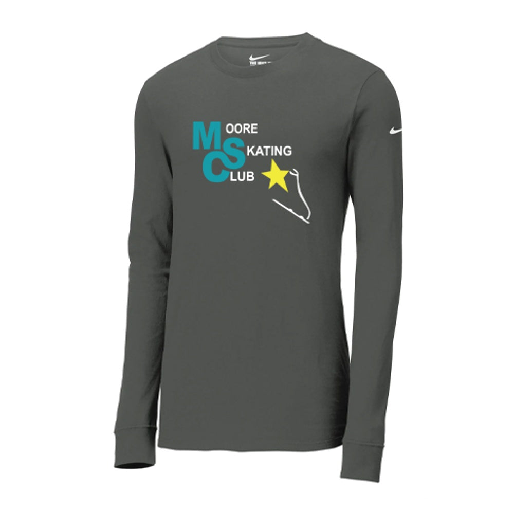 Moore Skate Club Adult Nike Dri-FIT Cotton/Poly Long Sleeve Tee