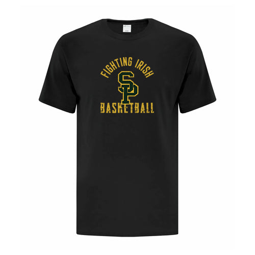 St Pats Basketball Adult Everyday Cotton T-Shirt