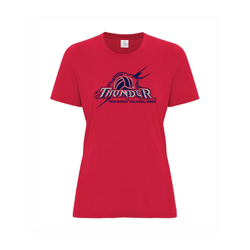 Twin Bridges Volleyball Ladies' Pro Spun T-Shirt