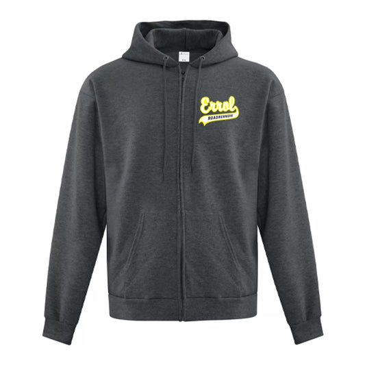 Errol Road Adult Everyday Fleece Full Zip Hooded Sweatshirt