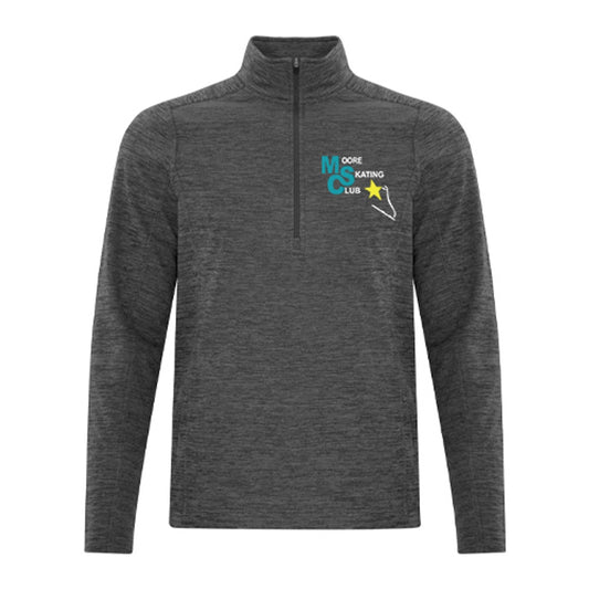 Moore Skate Club Adult Dynamic Heather Fleece 1/2 Zip Sweatshirt