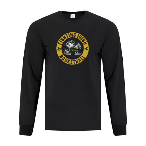 St Pats Basketball Adult Everyday Cotton Long Sleeve T-Shirt