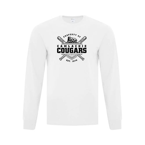 Camlachie Cougars Adult Everday Cotton Long Sleeve T-Shirt