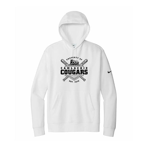 Camlachie Cougars Adult Nike Club Fleece Sleeve Swoosh Pullover Hoodie