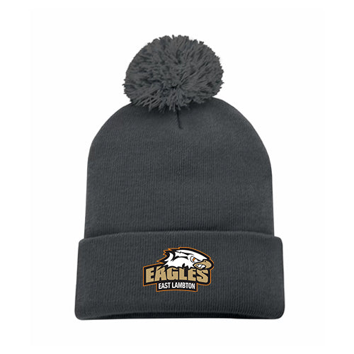 East Lambton Minor Hockey Everyday Pom Pom Cuff Toque