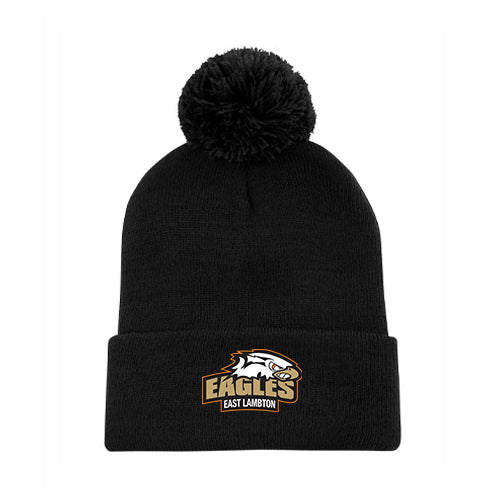 East Lambton Minor Hockey Everyday Pom Pom Cuff Toque