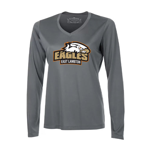 East Lambton Minor Hockey Pro Team Long Sleeve V-Neck T-Shirt