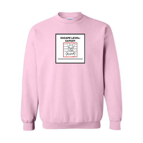 Escape Artist Cotton Crewneck Sweatshirt