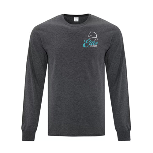 Elite Stables Adult Cotton Long Sleeve T-Shirt