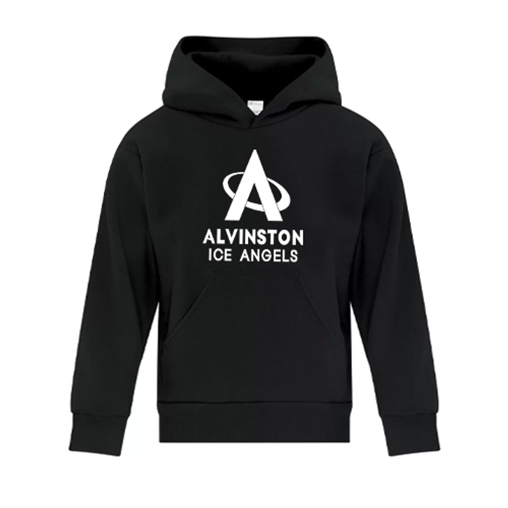 Alvinston Ice Angels Youth Everyday Fleece Youth Hooded Sweatshirt