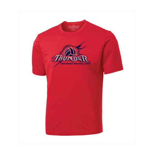 Twin Bridges Volleyball Adult Pro Team Short Sleeve T-Shirt