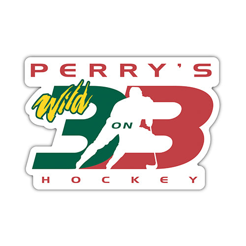 Perry 3-on-3 5" Vinyl Sticker