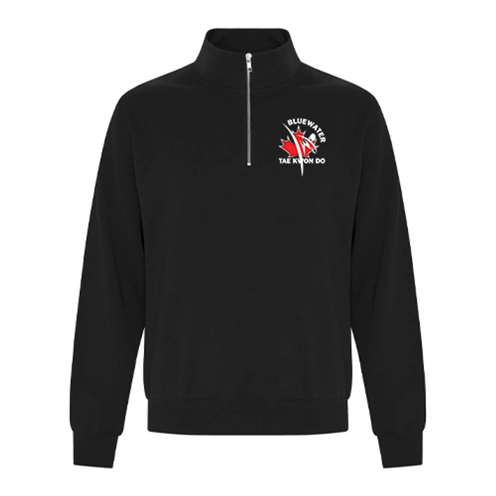 Bluewater Taekwondo Adult Everyday 1/4 Zip Fleece Sweatshirt