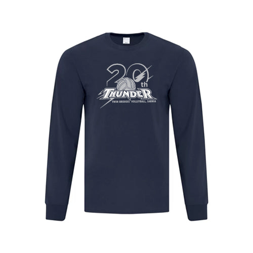 Twin Bridges Volleyball Adult Everday Cotton Long Sleeve T-Shirt