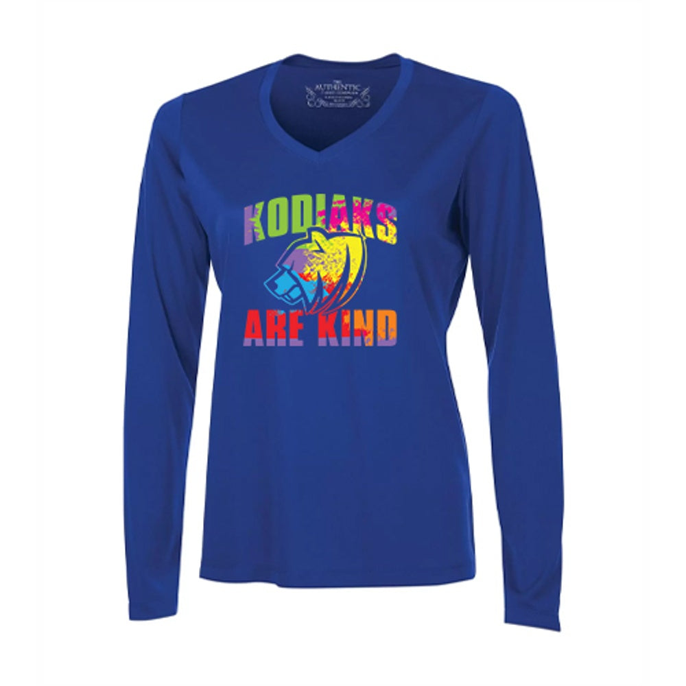 Kinnwood Ladies' Pro Team Long Sleeve V-Neck T-Shirt