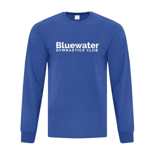 Bluewater Gymnastics Adult Everyday Cotton Long Sleeve T-Shirt