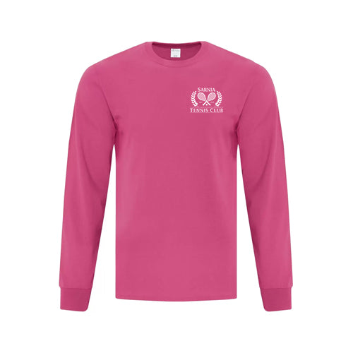 Sarnia Tennis Adult Cotton Long Sleeve T-Shirt