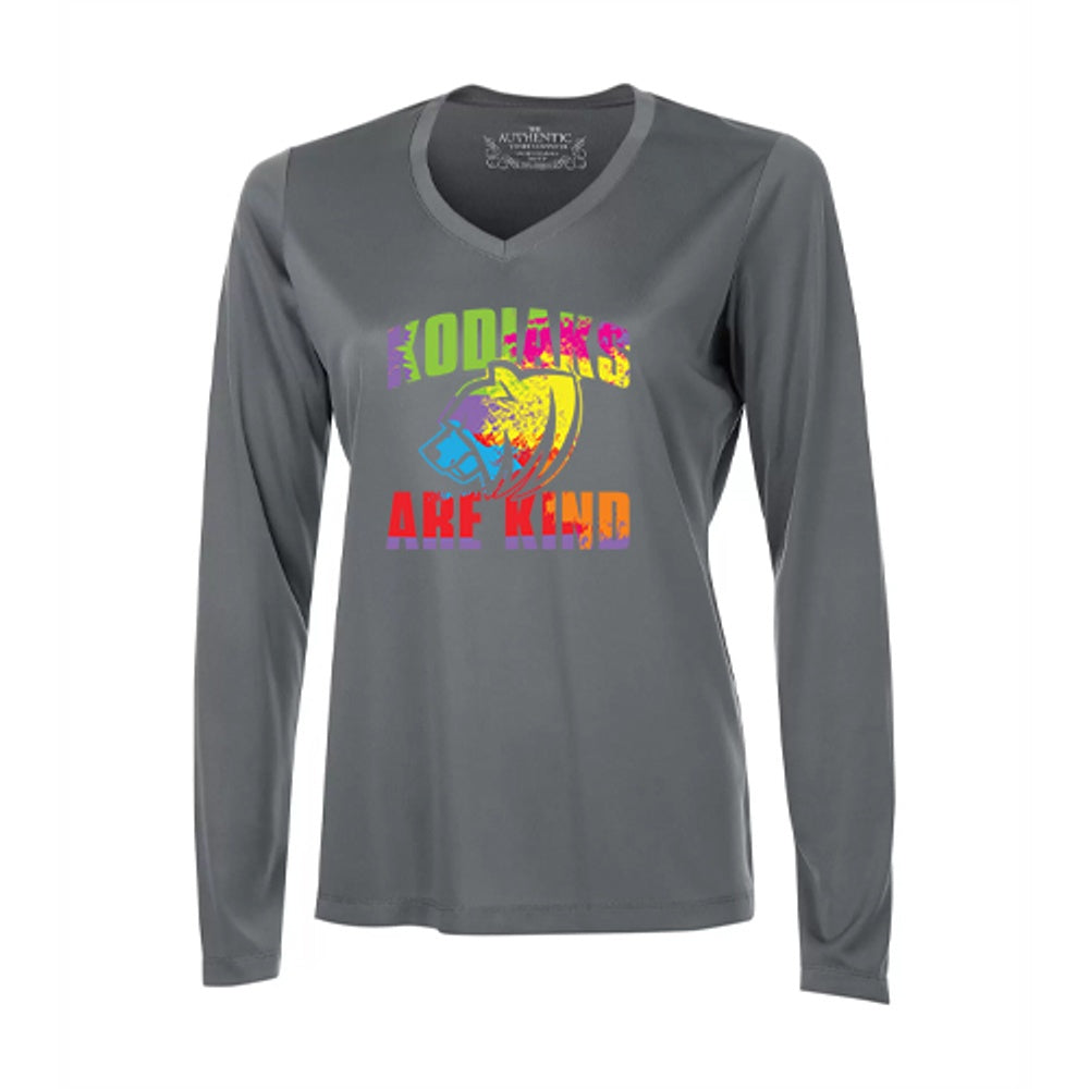 Kinnwood Ladies' Pro Team Long Sleeve V-Neck T-Shirt