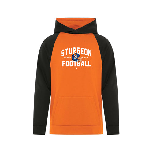 Sarnia Sturgeon Youth Game Day Fleece Two Tone Hooded Sweatshirt