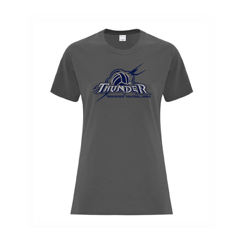 Twin Bridges Volleyball Ladies' Cotton T-Shirt