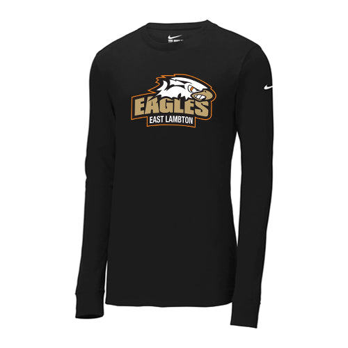 East Lambton Minor Hockey Adult Nike Dri-FIT Cotton/Poly Long Sleeve Tee