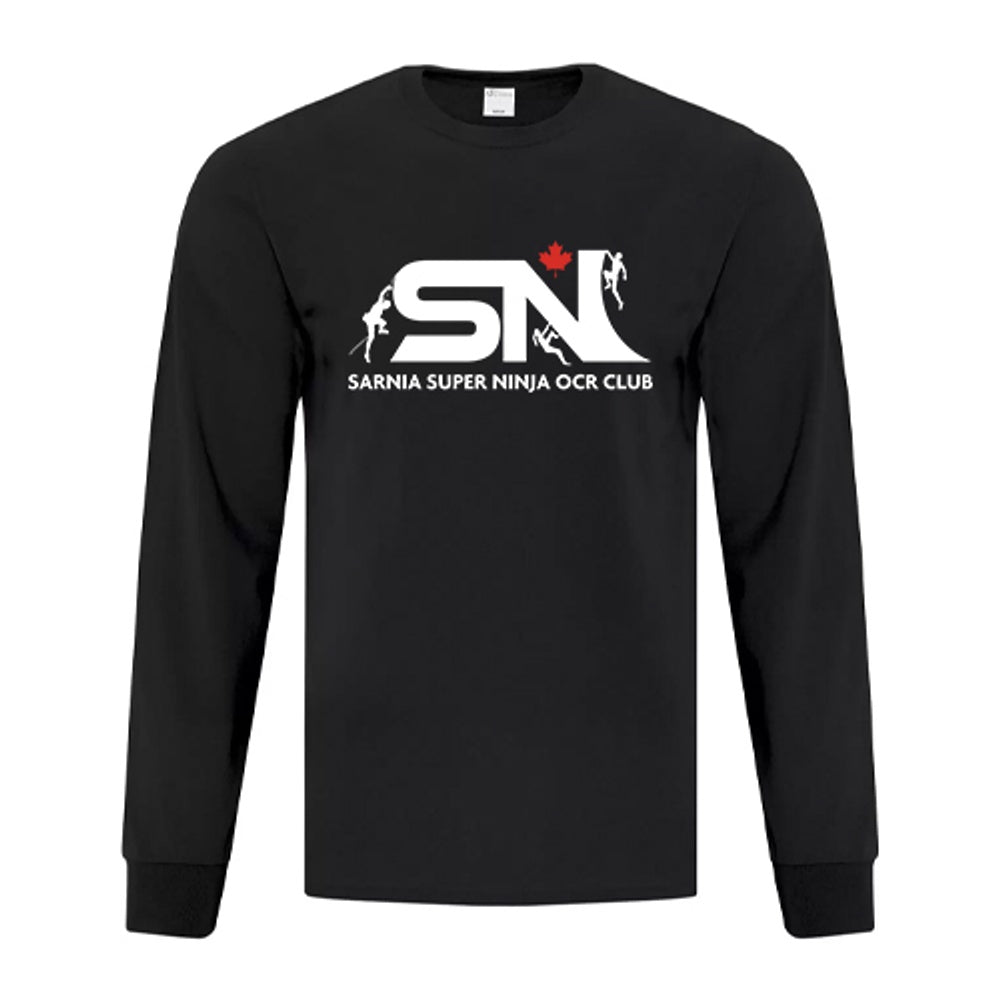 Super Ninja OCR Club Adult Everyday Cotton Long Sleeve T-Shirt