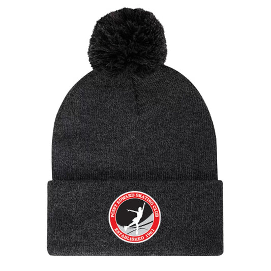 Point Edward Skating Everyday Pom Pom Cuff Toque