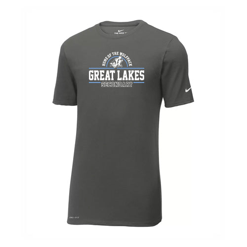 Great Lakes Nike Dri-FIT Cotton/Poly Tee