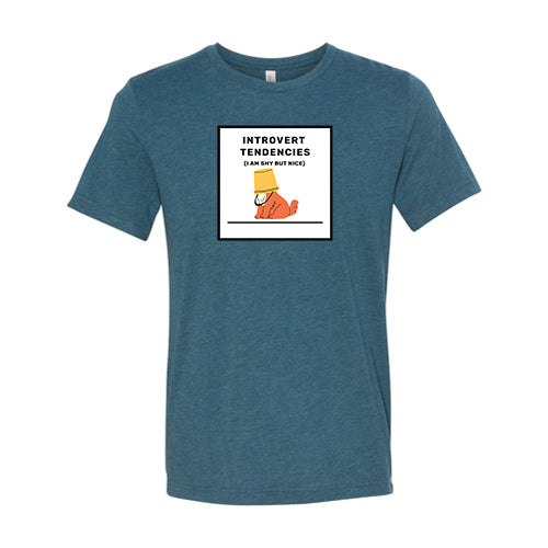 Introvert Tendencies Cotton Triblend T-Shirt