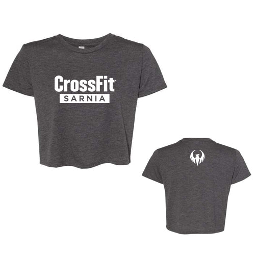 Phoenix Crossfit Ladies' Bella + Canvas Flowy Cropped T-Shirt