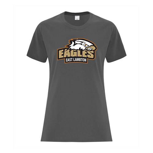 East Lambton Minor Hockey Ladies' Cotton T-Shirt