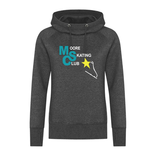 Moore Skate Club Ladies' EsActive Vintage Hooded Sweatshirt