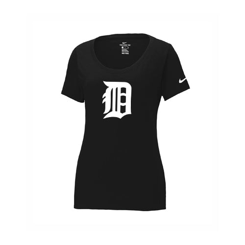 Dresden Minor Baseball Ladies' Nike Dri-FIT Cotton/Poly Scoop Neck Tee