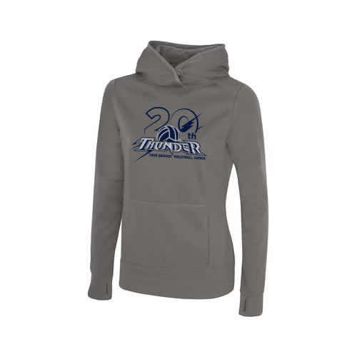 Twin Bridges Volleyball Ladies' Game Day Fleece Hooded Sweatshirt